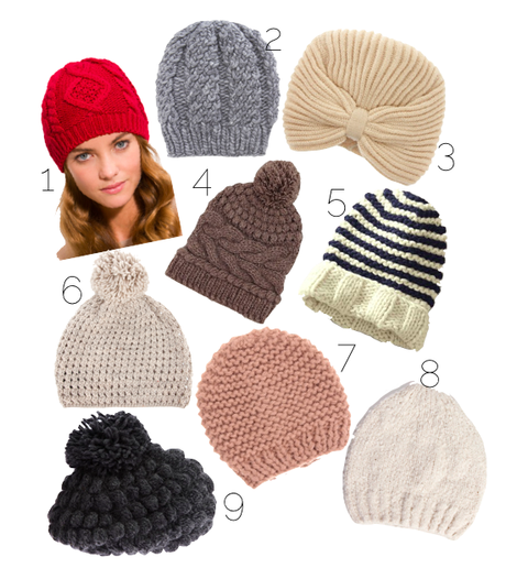 knitted winter hats