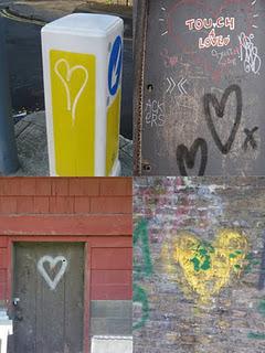 Street art valentines