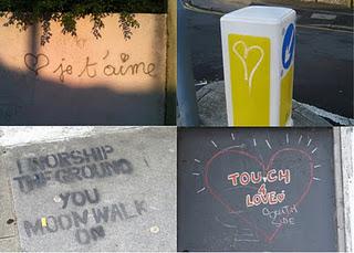 Street art valentines