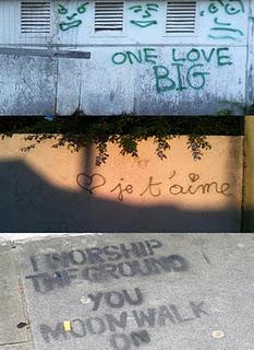 Street art valentines