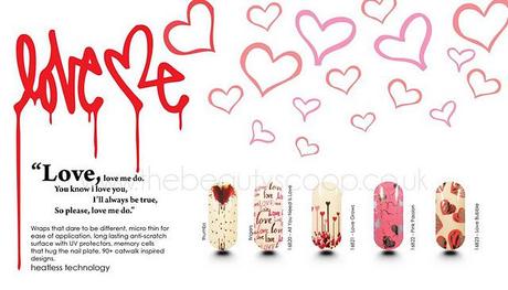 New Kooky Nail Wraps for Valentines Day 2012!