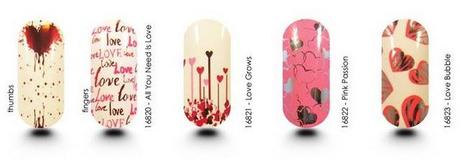 New Kooky Nail Wraps for Valentines Day 2012!