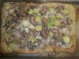 Chicken & Brussels Sprout Pizza