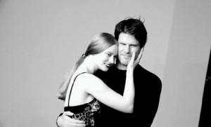 Deborah Ann Woll and EJ Scott