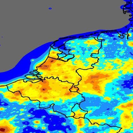 light pollution map