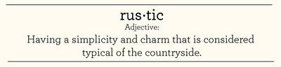 Wedding Terminology: Vintage and Rustic