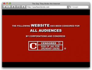 Something really bad in the works – censorship of the internet