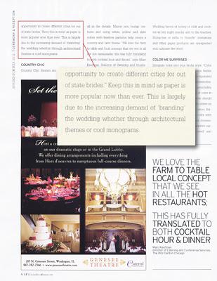 CT-Designs Quoted in ChicagoStyle Weddings