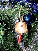 Mushroom Christmas Ornaments Inspired by Twine Balls