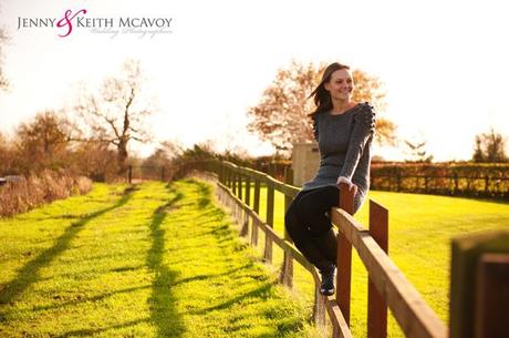 Charlotte and Rob’s fields of gold engagement shot