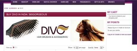 Divo now available on 365gorgeous.in