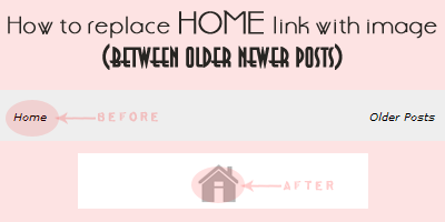 How to replace Home link with Image