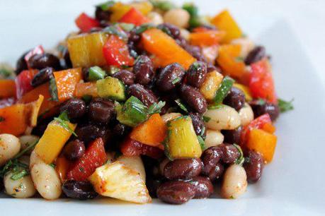Food: Mexican Bean Salad.