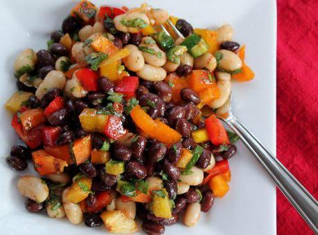 Food: Mexican Bean Salad.