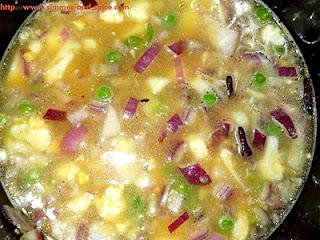 Dalia Moong Dal Khichdi  / Broken Wheat  and  Split Yellow gram  Veggie Recipe