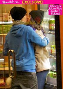 Justin and Selena at Disney Land