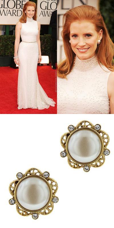 Jessica Chastain Fab FindsFab Find Friday: All That Glitters at the Golden Globes
