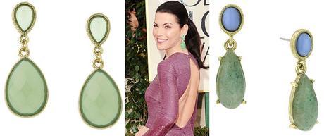 Green Earrings Fab FindFab Find Friday: All That Glitters at the Golden Globes