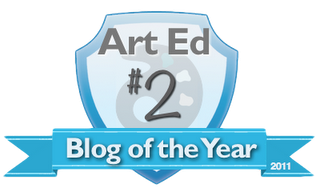 I Placed 2nd in “Art Ed Blogs of the Year”