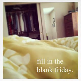 Fill in the Blank Friday - Free Time