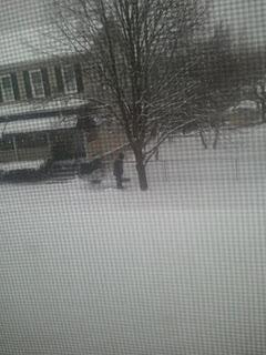 Our   first snow storm 2012!!!!!