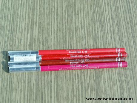 Miss Claire Lip Pencils-Review and Swatches