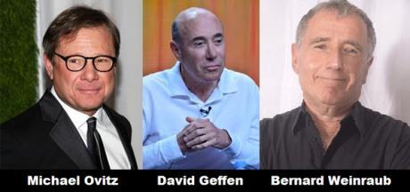 Michael Ovitz, David Geffen, Bernard Weinraub