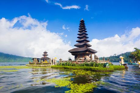 Pura Ulun Danu temple, Bali, Indonesia. And is that a ROWER I see in the background?! Image by ImpaKPro