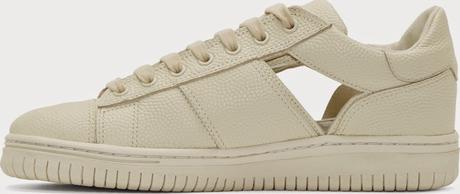 Open Season: Christian Peau Beige Pebbled Skeleton Sneakers