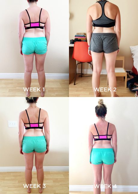 Fit Mom Progress Photos (Weeks 1-4)