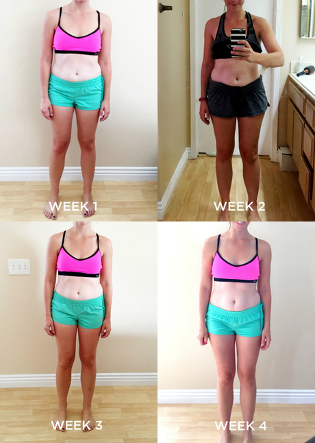 Fit Mom Progress Photos (Weeks 1-4)