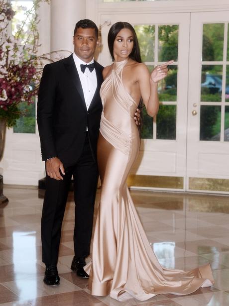 Russell Wilson & Ciara Attend the White House State Dinner for Japanese Prime Minister