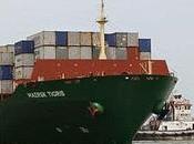 Cargo Ship Tigris Fired Taken Bandar Abbas Iran