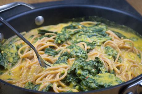 Creamy Butternut Squash & Cavolo Nero Pasta