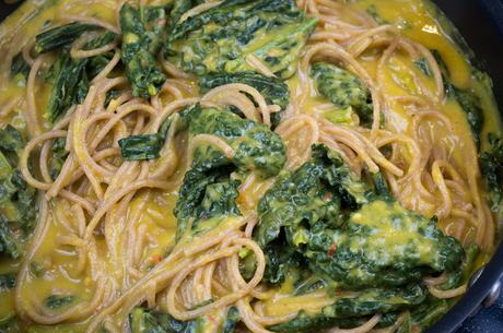 Creamy Butternut Squash & Cavolo Nero Pasta