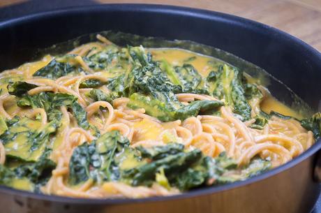 Creamy Butternut Squash & Cavolo Nero Pasta