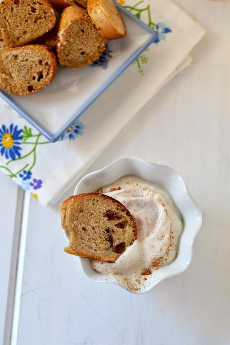 Bagel Chips with Cinnamon Sugar