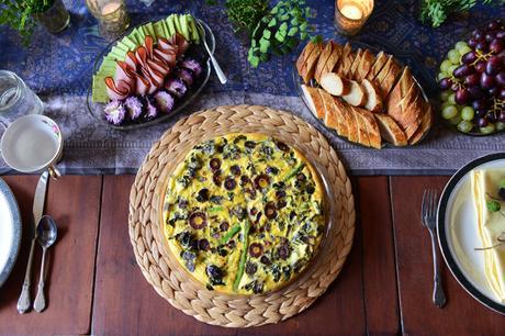 A Purple & Green Themed Spring Brunch Purple and Green Brunch by With The Grains 10