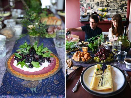 A Purple & Green Themed Spring Brunch Purple and Green Brunch by With The Grains 15