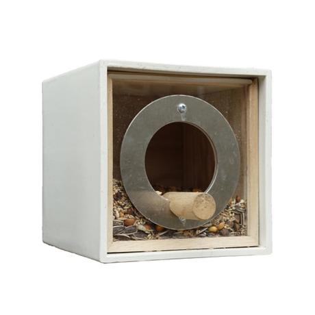 square bird feeder