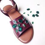 DIY Rhinestone Sandals