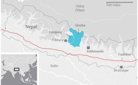 Map-of-Nepal-earthquake