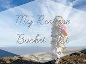 Thirty Reverse Bucket List