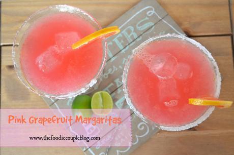 pink grapefruit margaritas