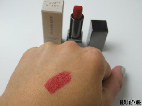 Burberry Kisses Military Red Swatch