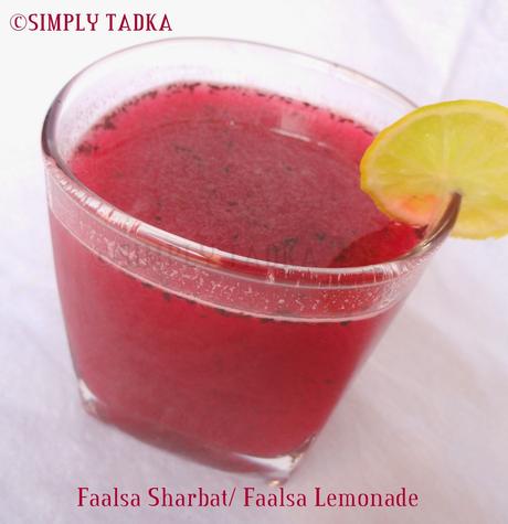 Faalsa Sharbat/ Faalsa Lemonade