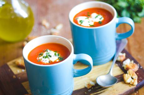 Roasted Tomato and Garlic Soup