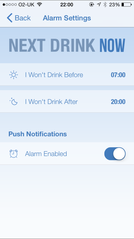Stay hydrated with the idrated app on your smartphone