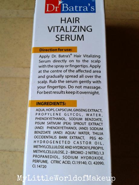 Dr. Batra's Hair Vitalizing Serum Review