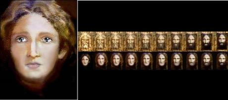 reverse aging of Shroud of Turin face